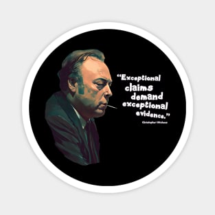 Exceptional Claims - Hitchens Quote Magnet